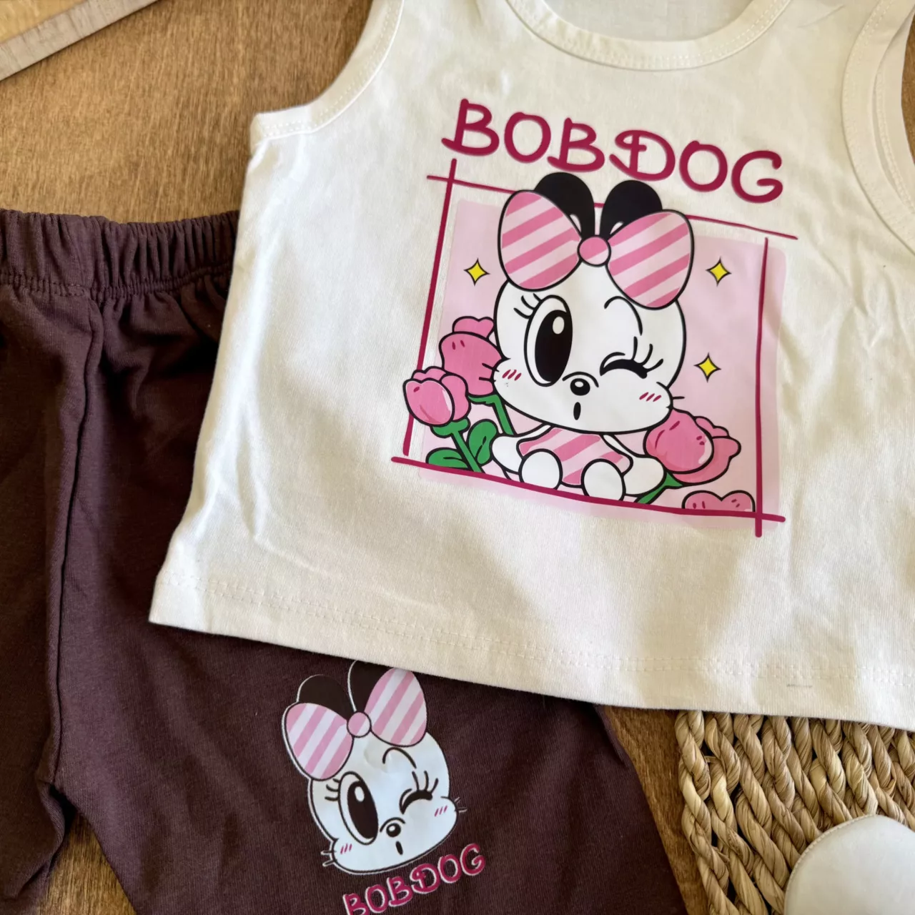 تاپ شلوارک هاپو پاپیونی BoB Dog سایز 35 تا 50 کد 6717