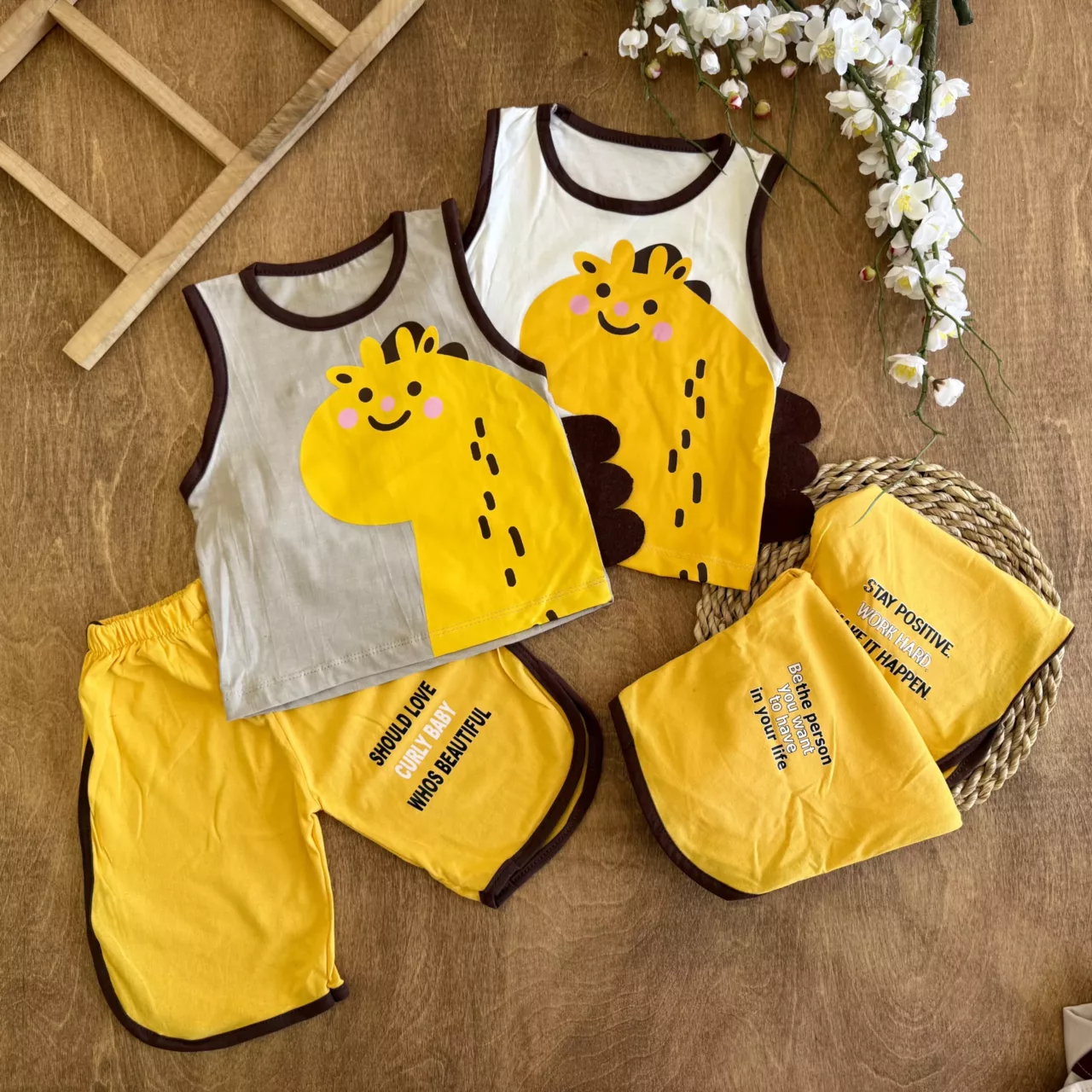 تاپ شلوارک زرافه سایز 35 تا 45 کد 6707