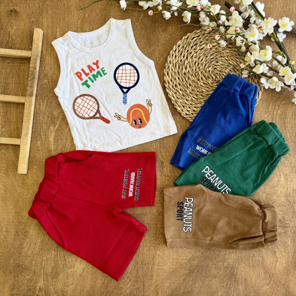 تاپ شلوارک تنیس PLAY TIME سایز 35 تا 45 کد 6719