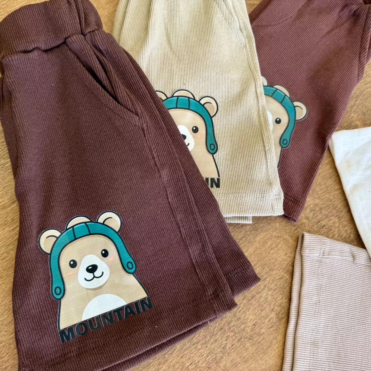 تاپ شلوارک خرس Go Camping سایز 35 تا 45 کد 6710
