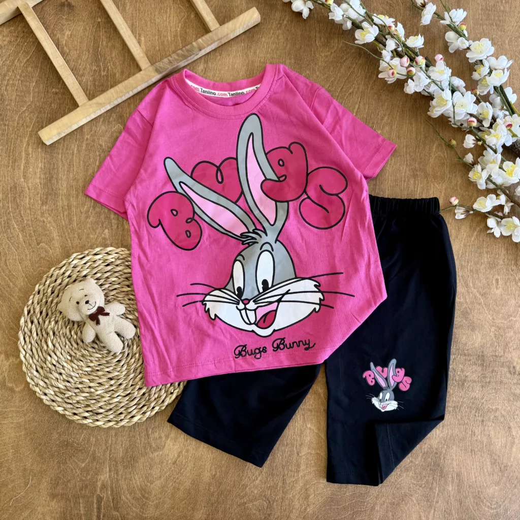 تیشرت شلوارک خرگوش Bugs Bunny سایز 50،55 کد 6726