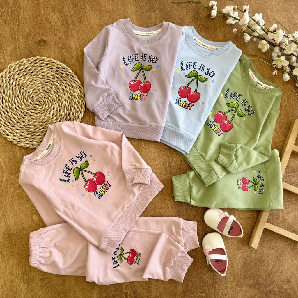 بلوز شلوار گیلاس Life سایز 35 تا 45 کد 6746