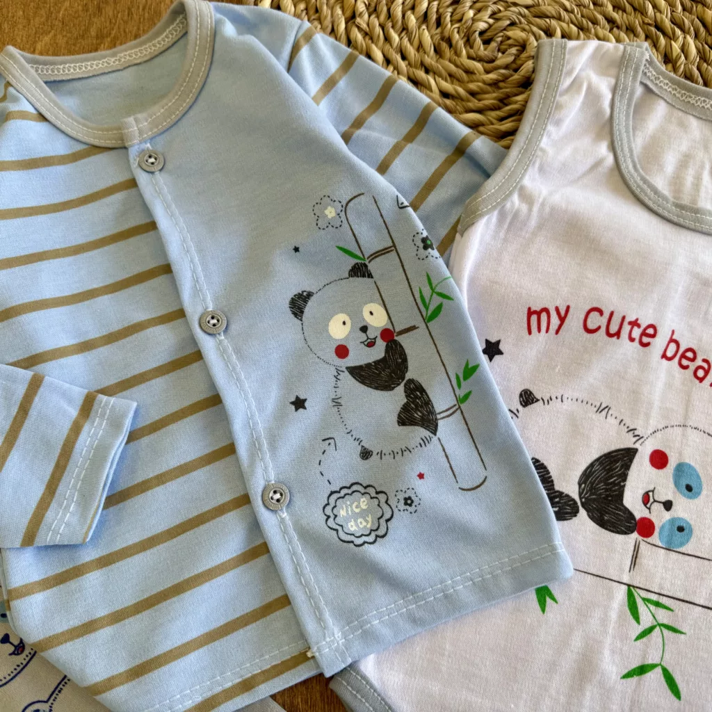 ست 3 تکه پاندا راه راه nice day (YP) کد 6751