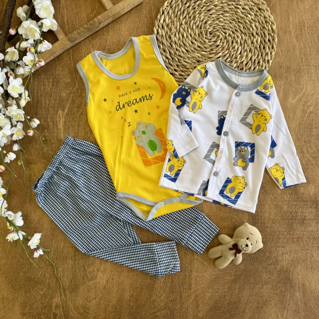 ست 3 تکه خرس زرد dreams (YP) کد 6752