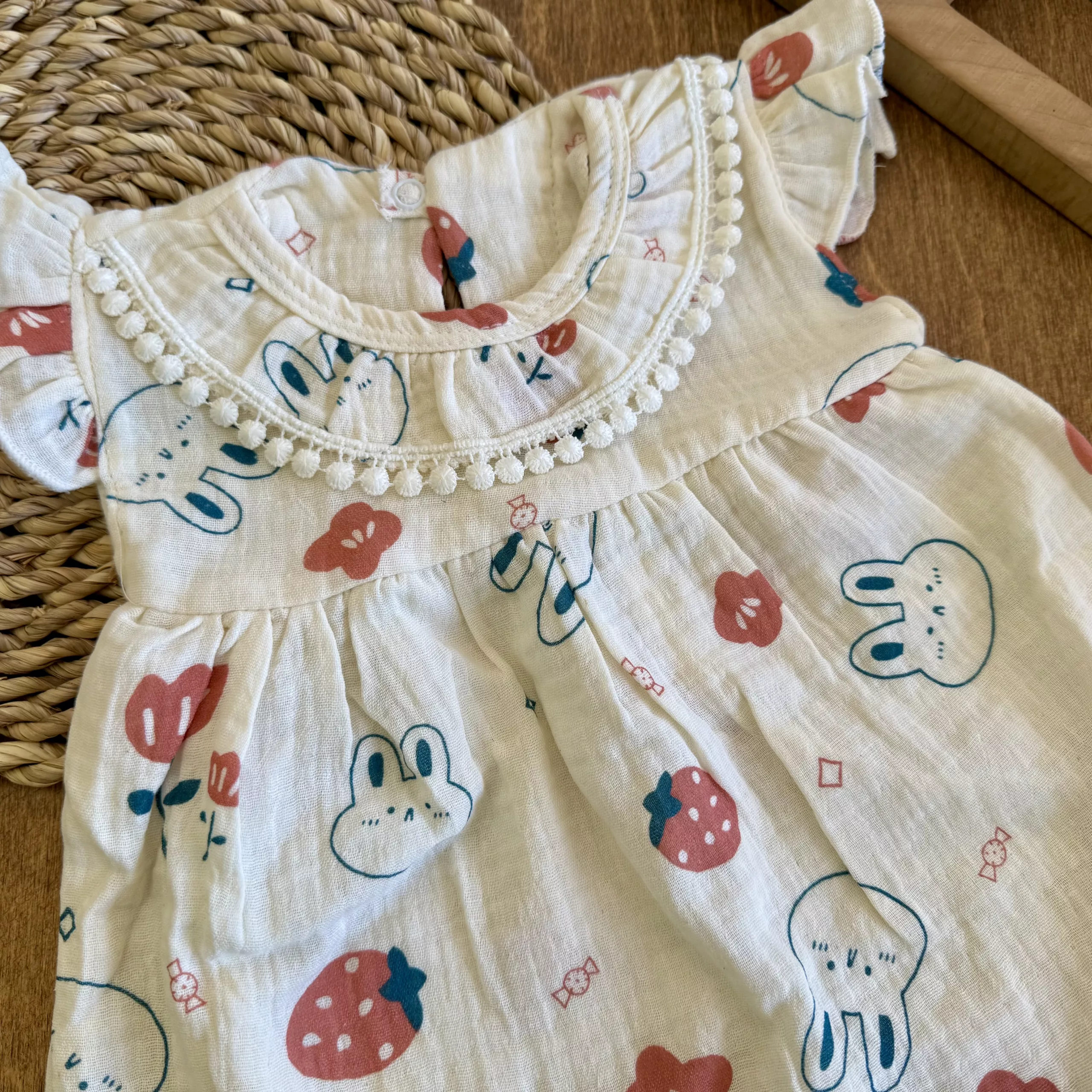 سارافون کله خرگوش و توت فرنگی سایز 1،2 کد 6788