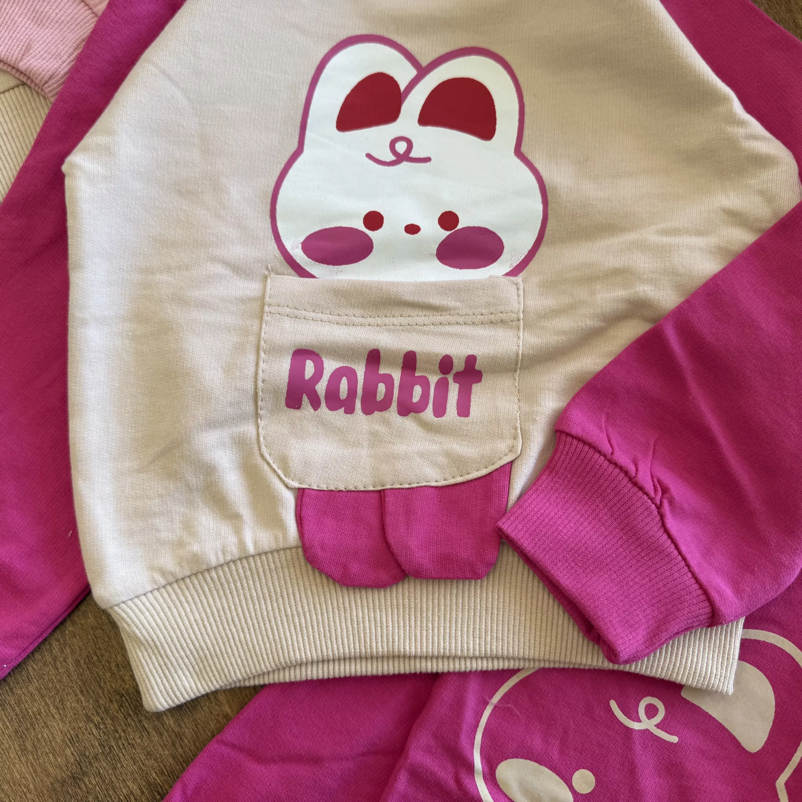 بلوز شلوار خرگوش جیبی پادار Rabbit سایز 35 تا 50 کد 6778