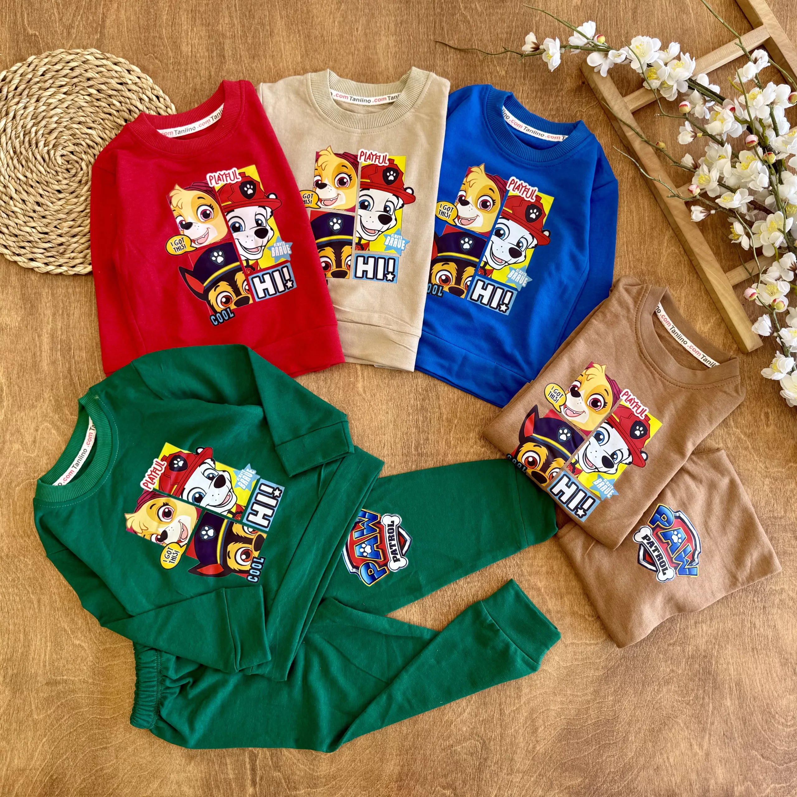 بلوز شلوار چهار سگ نگهبان Hi سایز 35 تا 45 کد 6783
