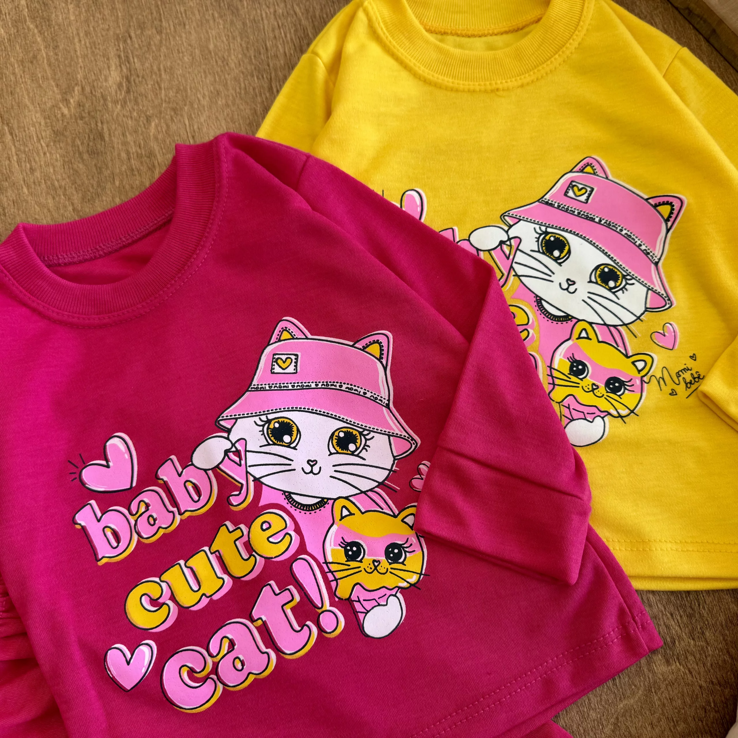 بلوز شلوار گربه کلاهدار baby cute cat کد 6804