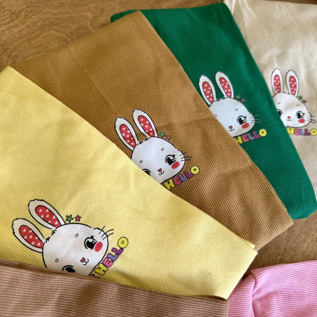 بلوز شلوار خرس و خرگوش رنگین کمان Cute کد 6792