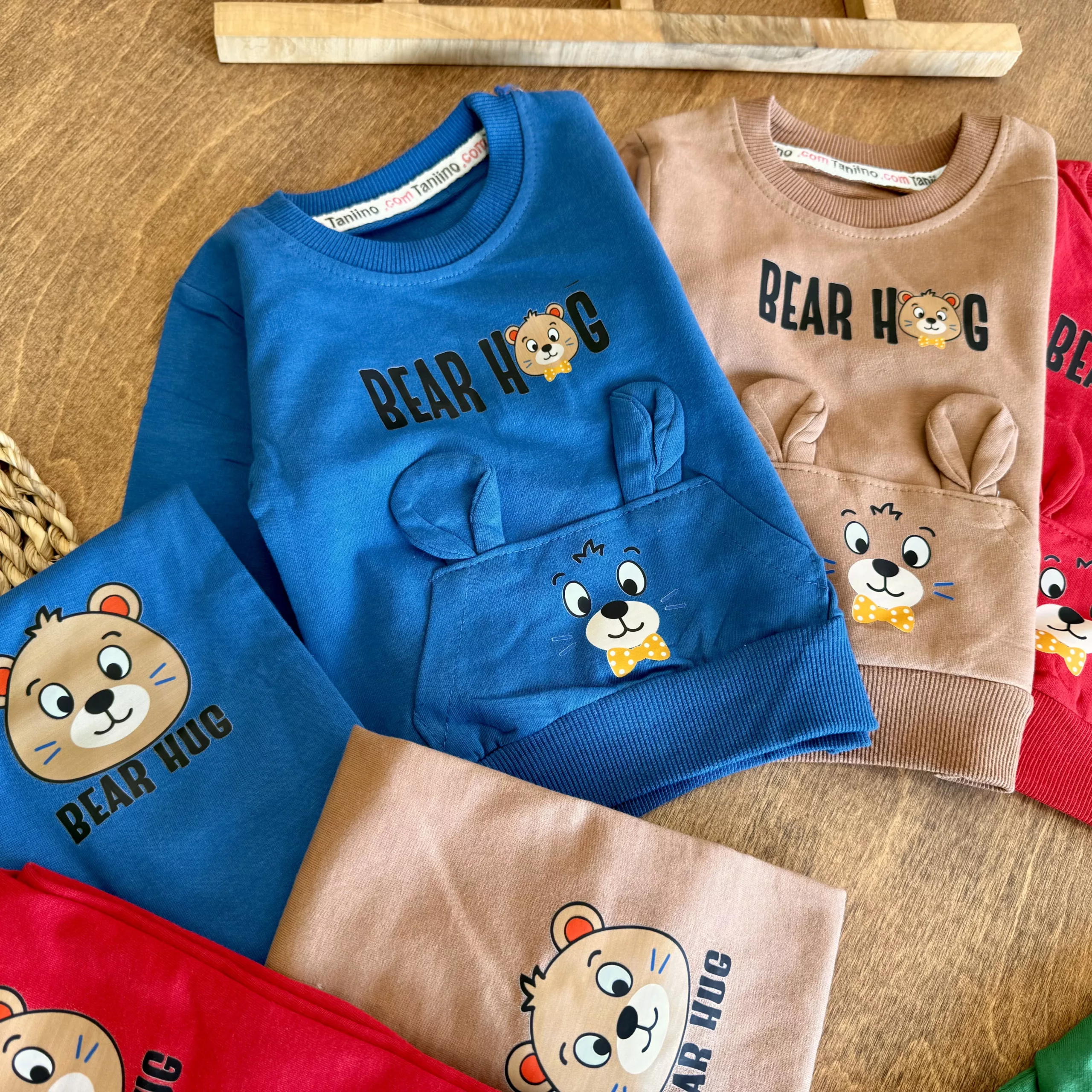 بلوز شلوار خرس جیب گوش دار BEAR HUG کد 6801