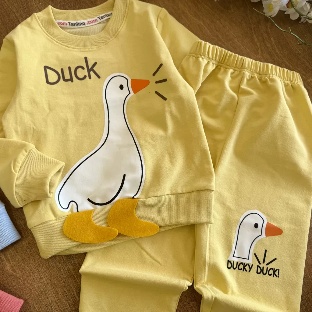 بلوز شلوار اردک پادار Duck سایز 35 تا 45 کد 6846