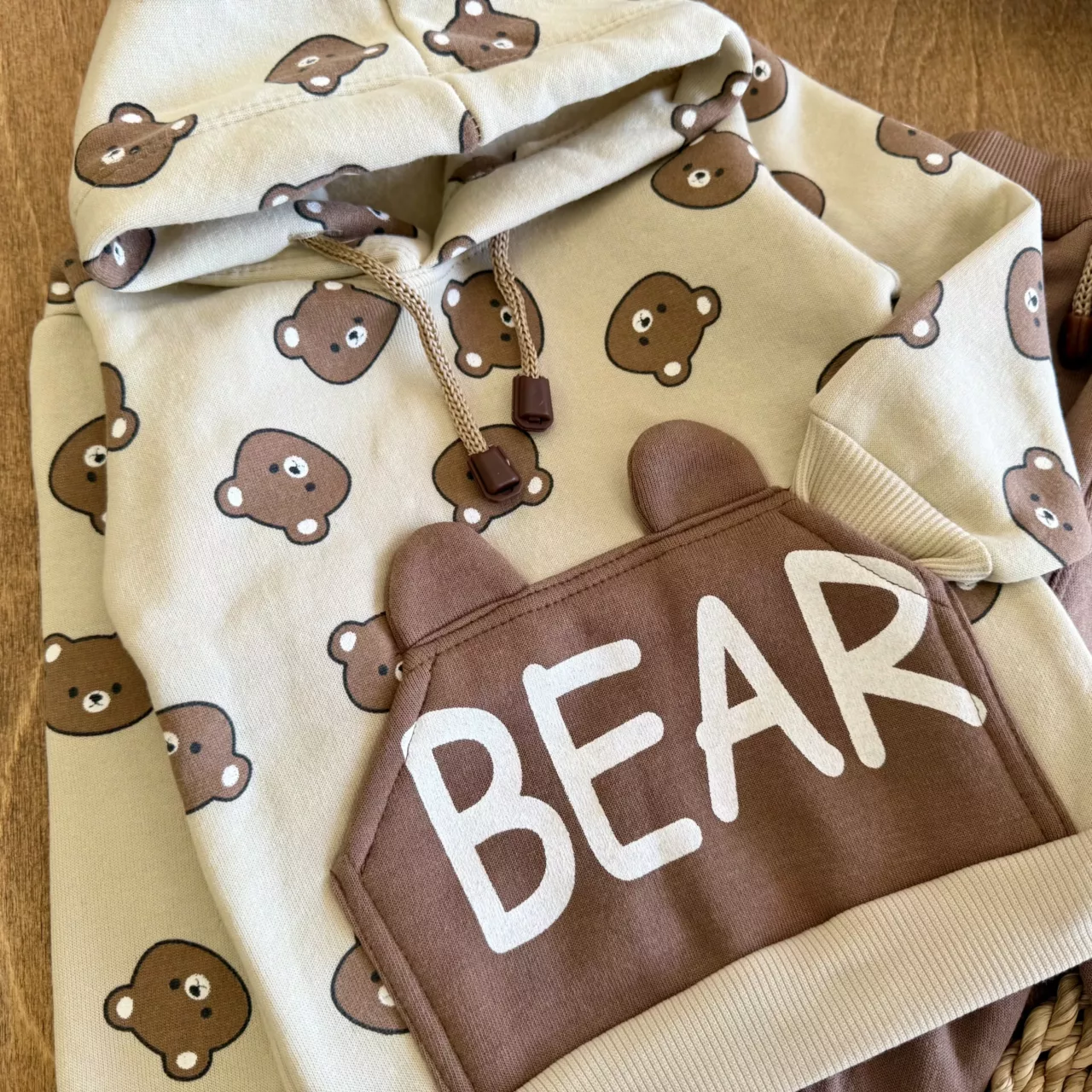 هودی شلوار توکرکی خرس Bear کد 3794