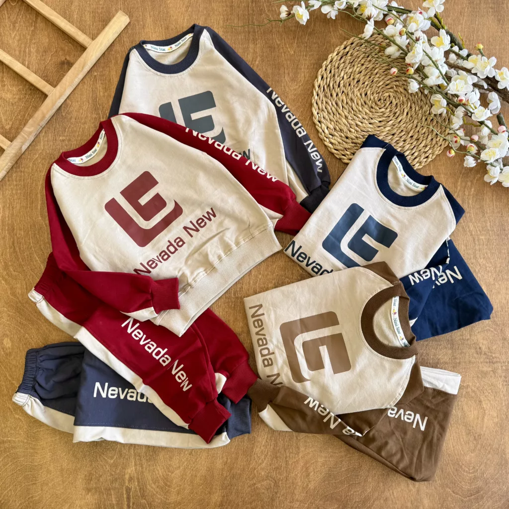 بلوز شلوار طرح Nevada New سایز 35 تا 45 کد 6856