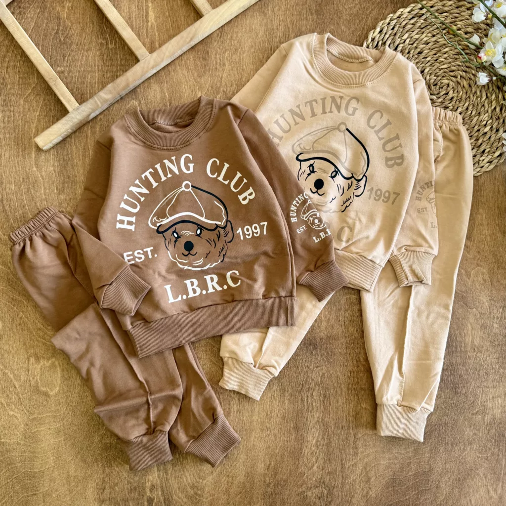 بلوز شلوار خرس hunting club سایز ۳۵ تا ۴۵ کد ۵۶۳۵