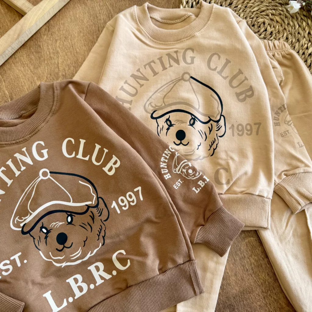 بلوز شلوار خرس hunting club سایز ۳۵ تا ۴۵ کد ۵۶۳۵