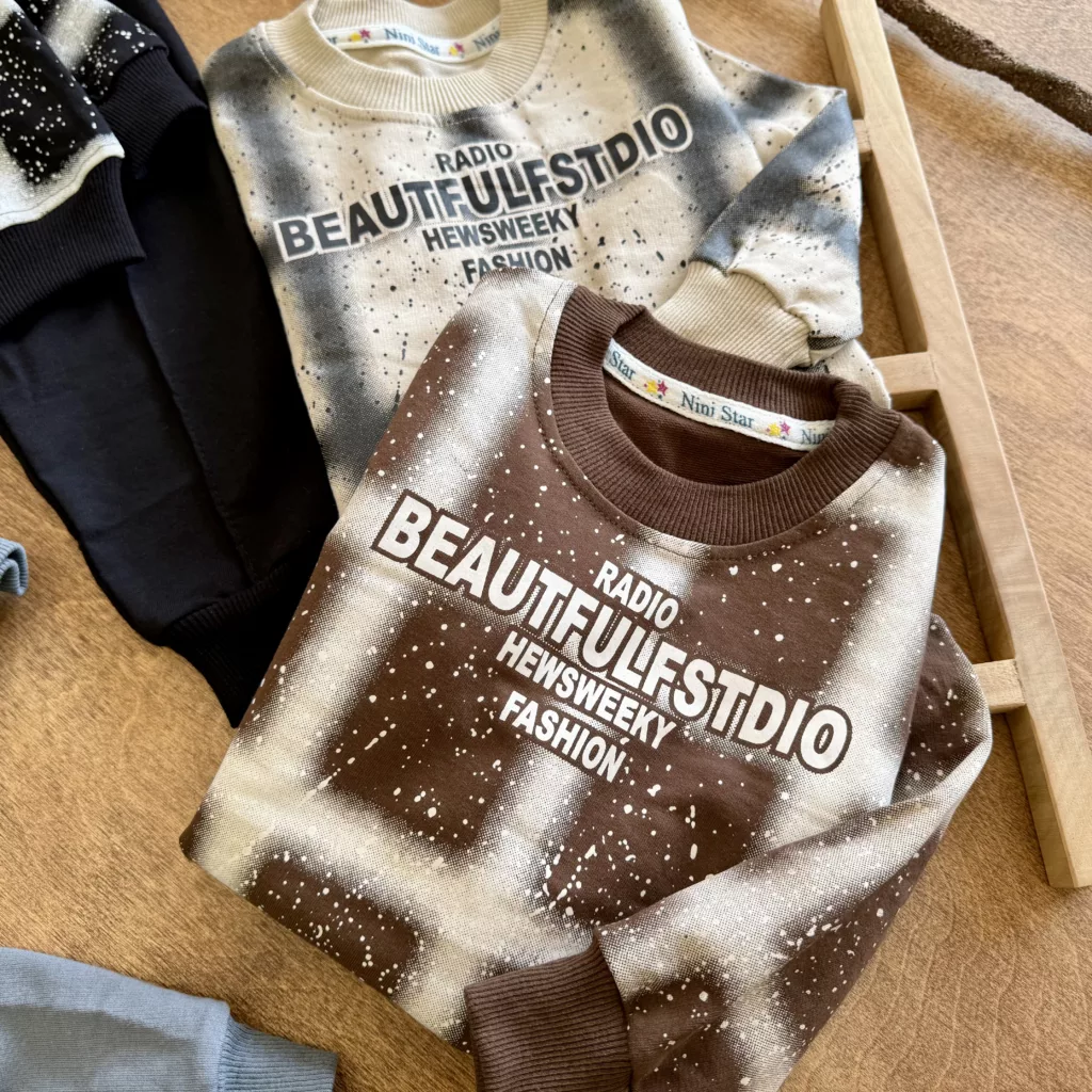 بلوز شلوار آبرنگی beautiful (NS) سایز 35 تا 45 کد 6861