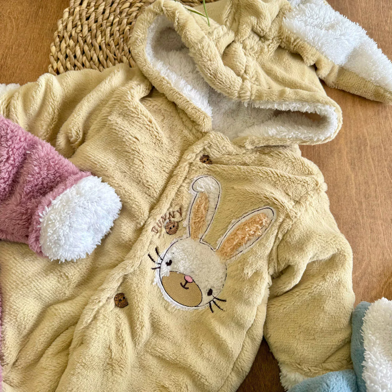 سرهمی مخمل خرگوش Bunny سایز 1،2 کد 6931