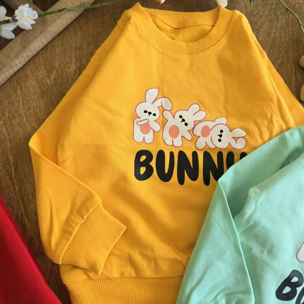 بلوز تک سه خرگوش Bunny سایز 35 تا 45 کد 6989