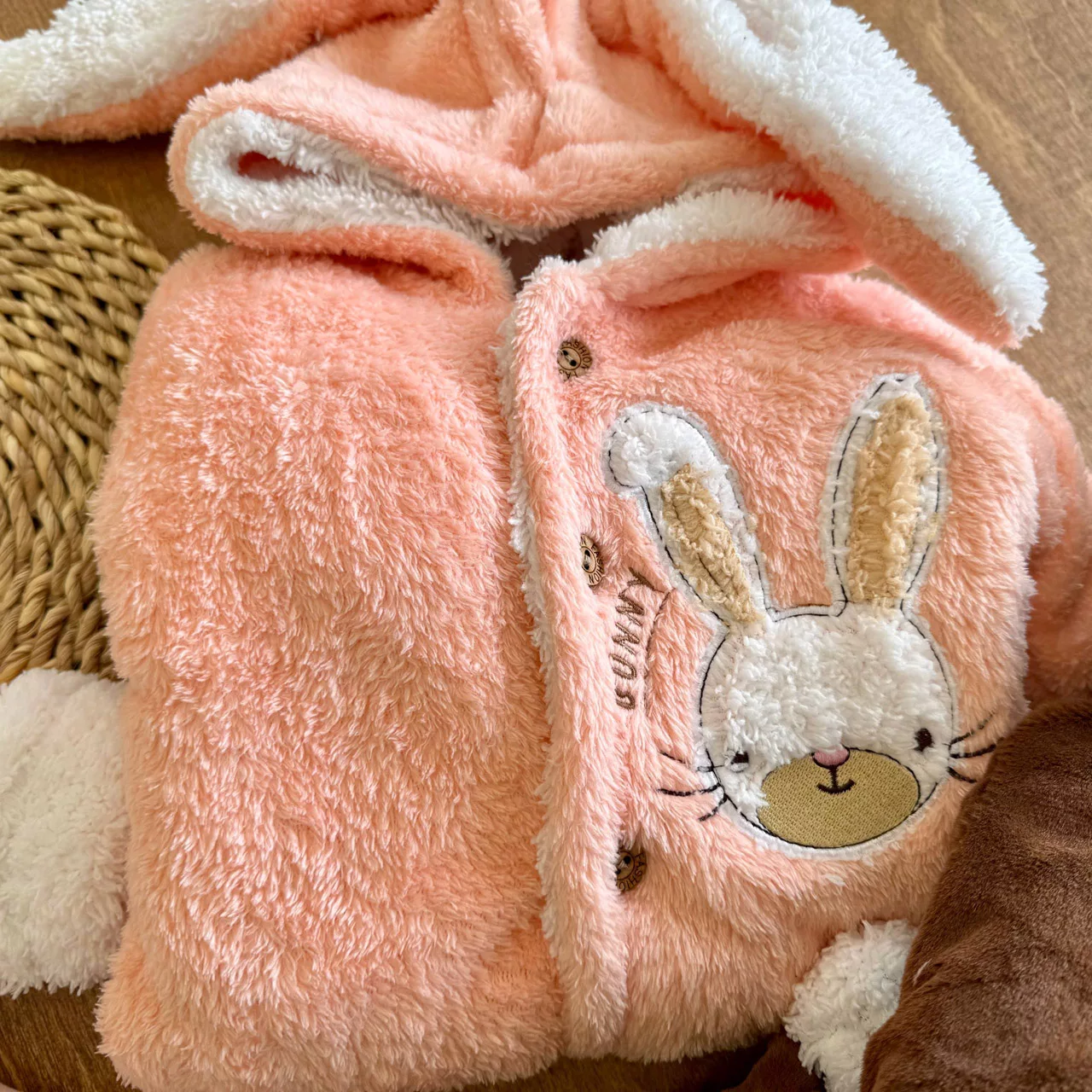 سرهمی مخمل خرگوش Bunny سایز 1،2 کد 6931
