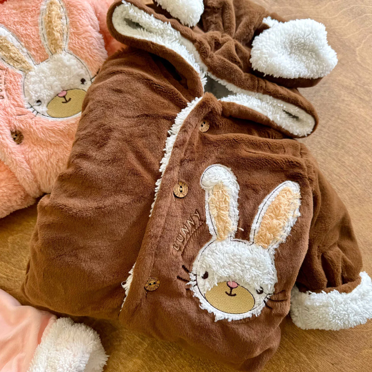 سرهمی مخمل خرگوش Bunny سایز 1،2 کد 6931