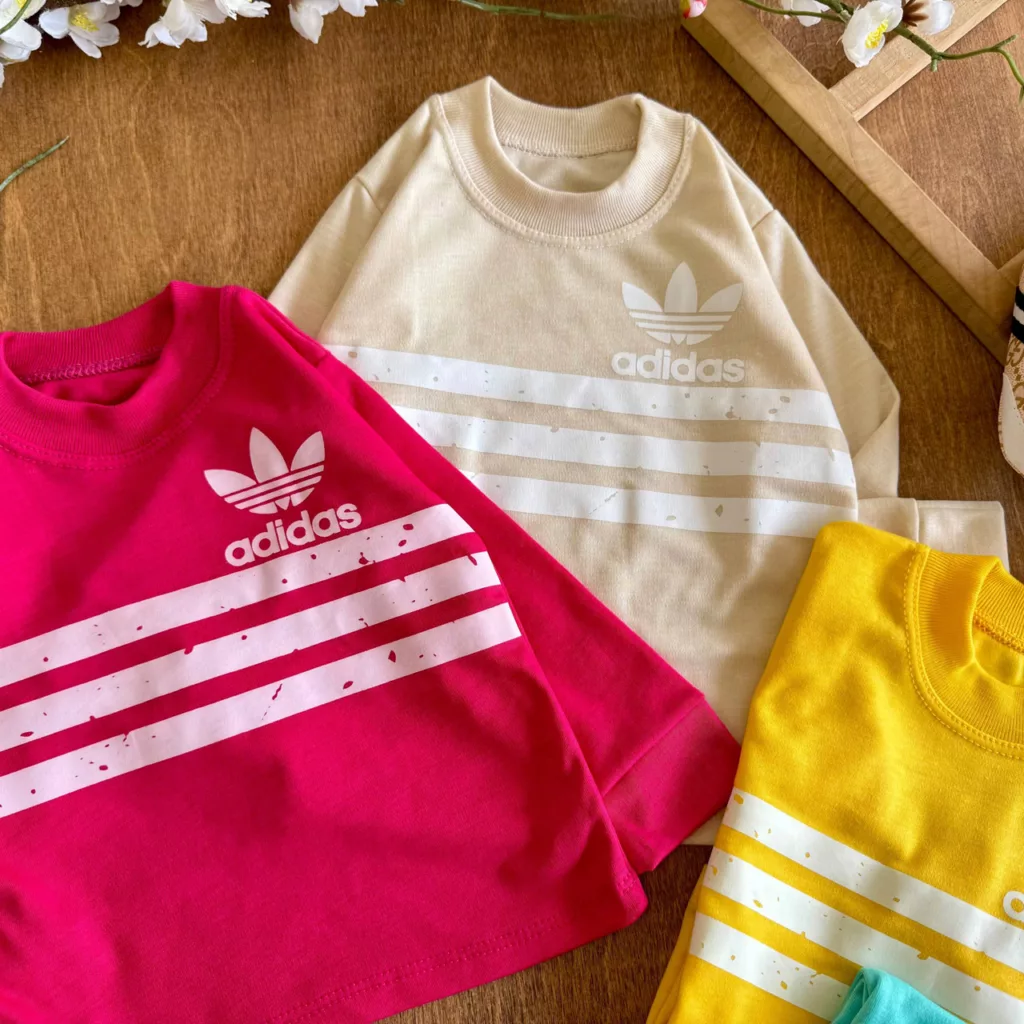 بلوز شلوار سه خط adidas سایز 4 تا 6 کد 6971