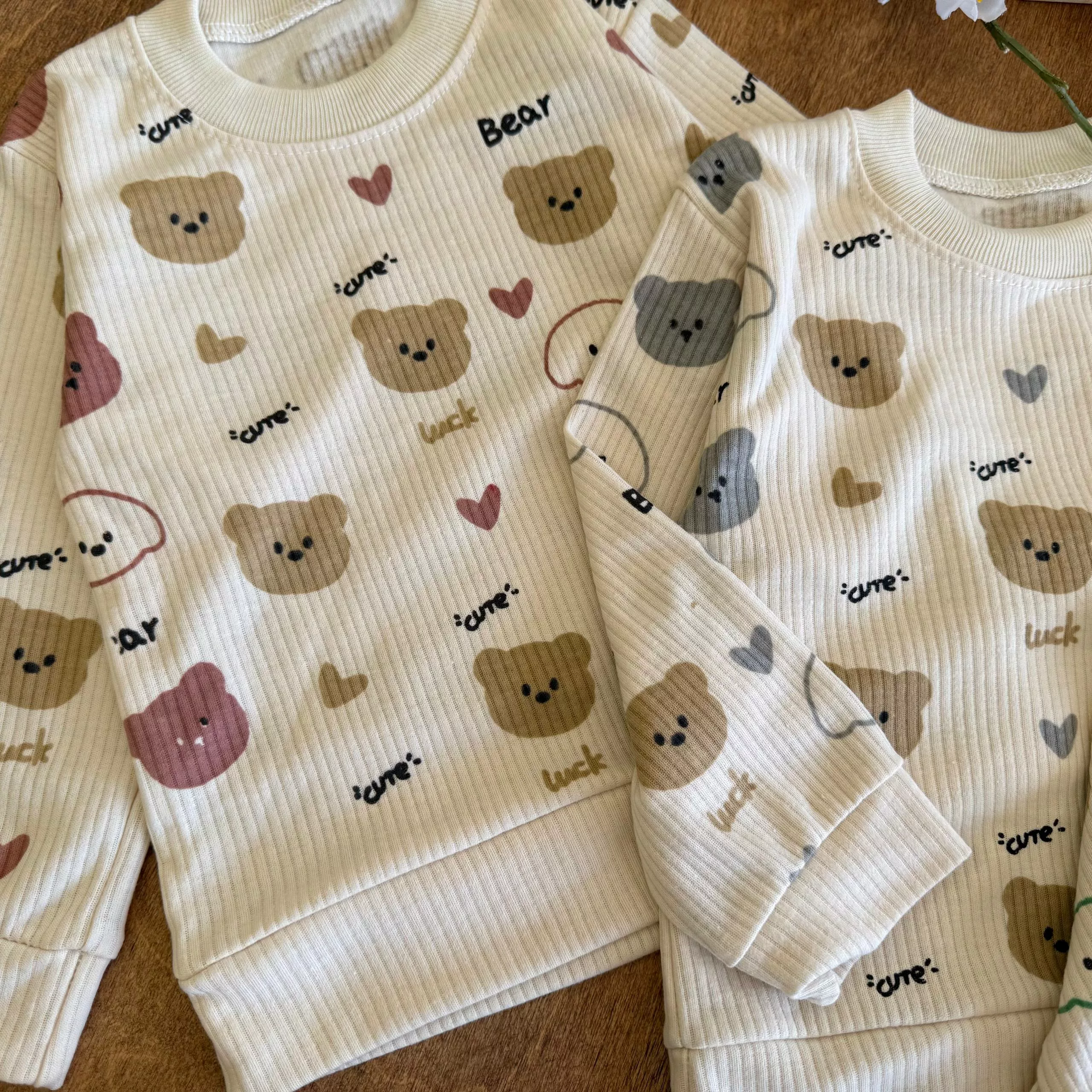 بلوز شلوار کبریتی کله خرسها cute سایز 35،40 کد 6913