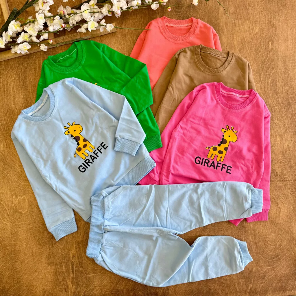 بلوز شلوار زرافه Giraffe سایز 40،45 کد 6911