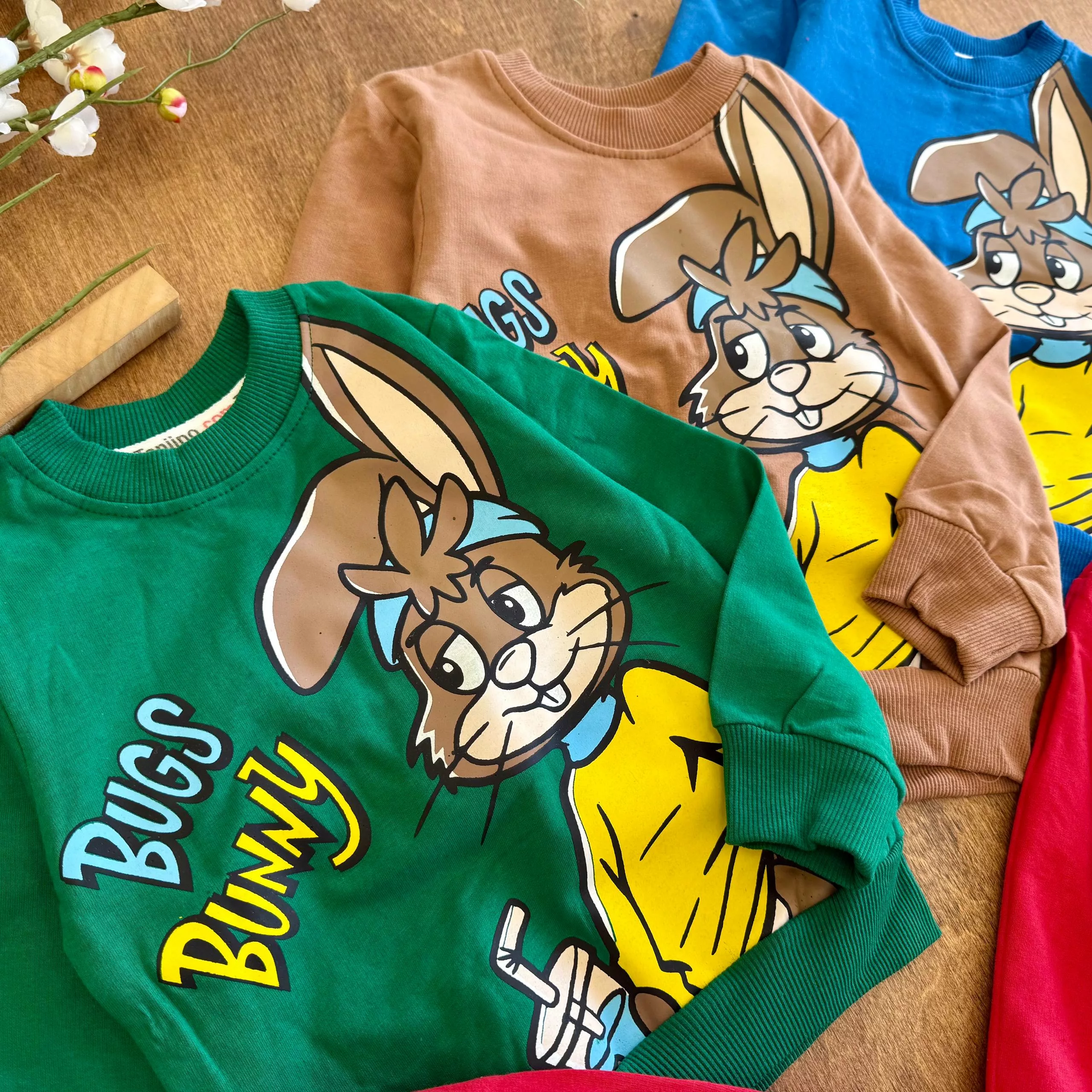 بلوز شلوار خرگوش و نوشیدنی Bunny سایز 35 تا 50 کد 6916