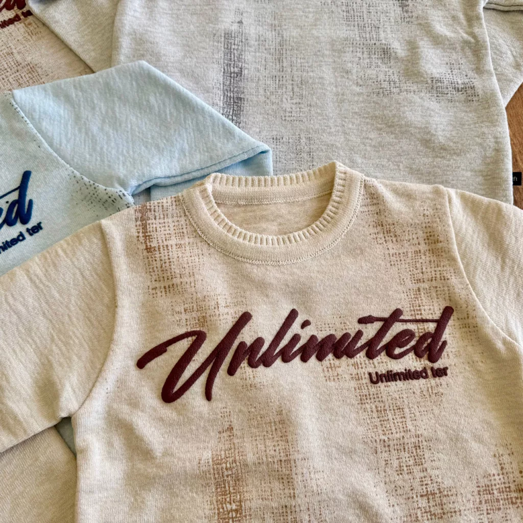 بلوز تک بافت پسرانه Unlimited سایز 40 تا 60 کد 6936