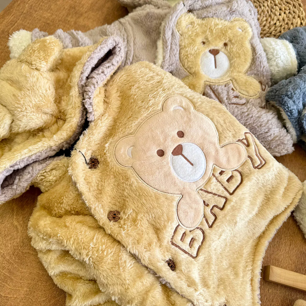 سویشرت شلوار خزدار کله خرس Baby کد 6992