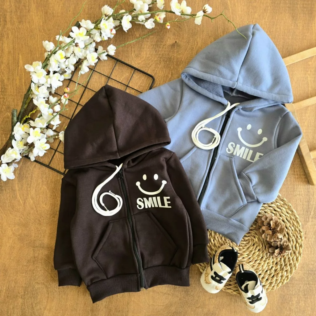 سویشرت تک تو کرکی لبخند Smile (ایراددار) کد 6965-1
