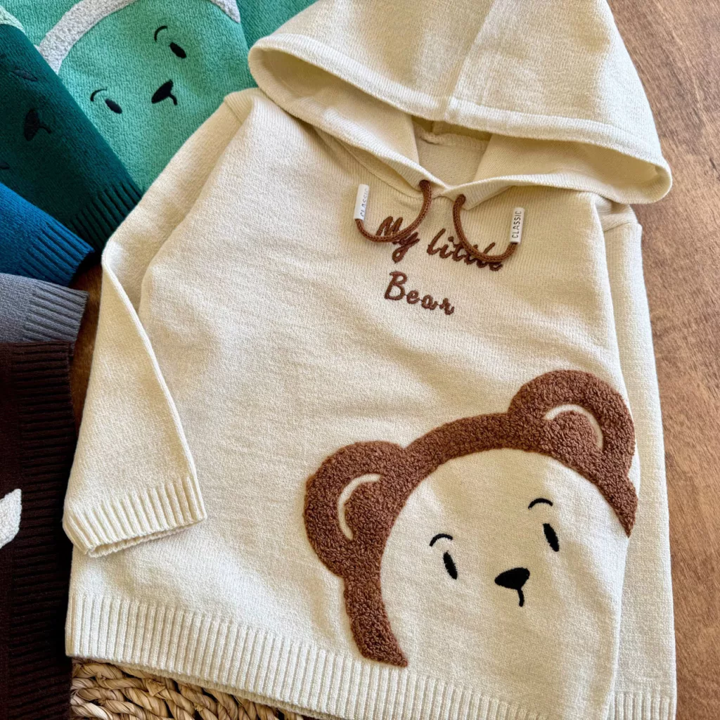 هودی تک بافت کله خرس Little Bear کد 7021