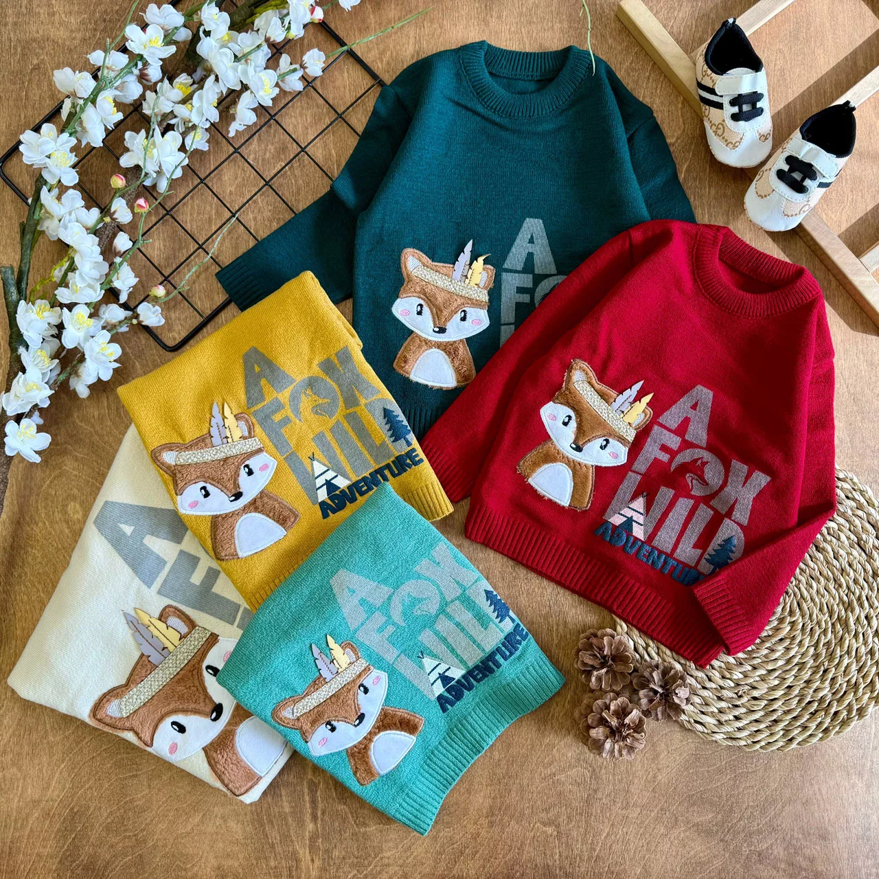 بلوز بافت گپ روباه سرخپوست سایز 35 تا 55 کد 5110