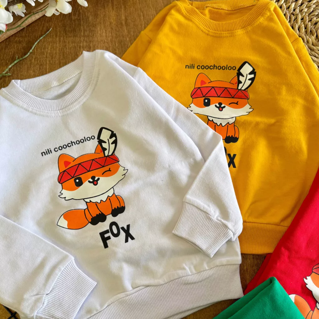 بلوز تک روباه Fox سایز 35 تا 45 کد 7110