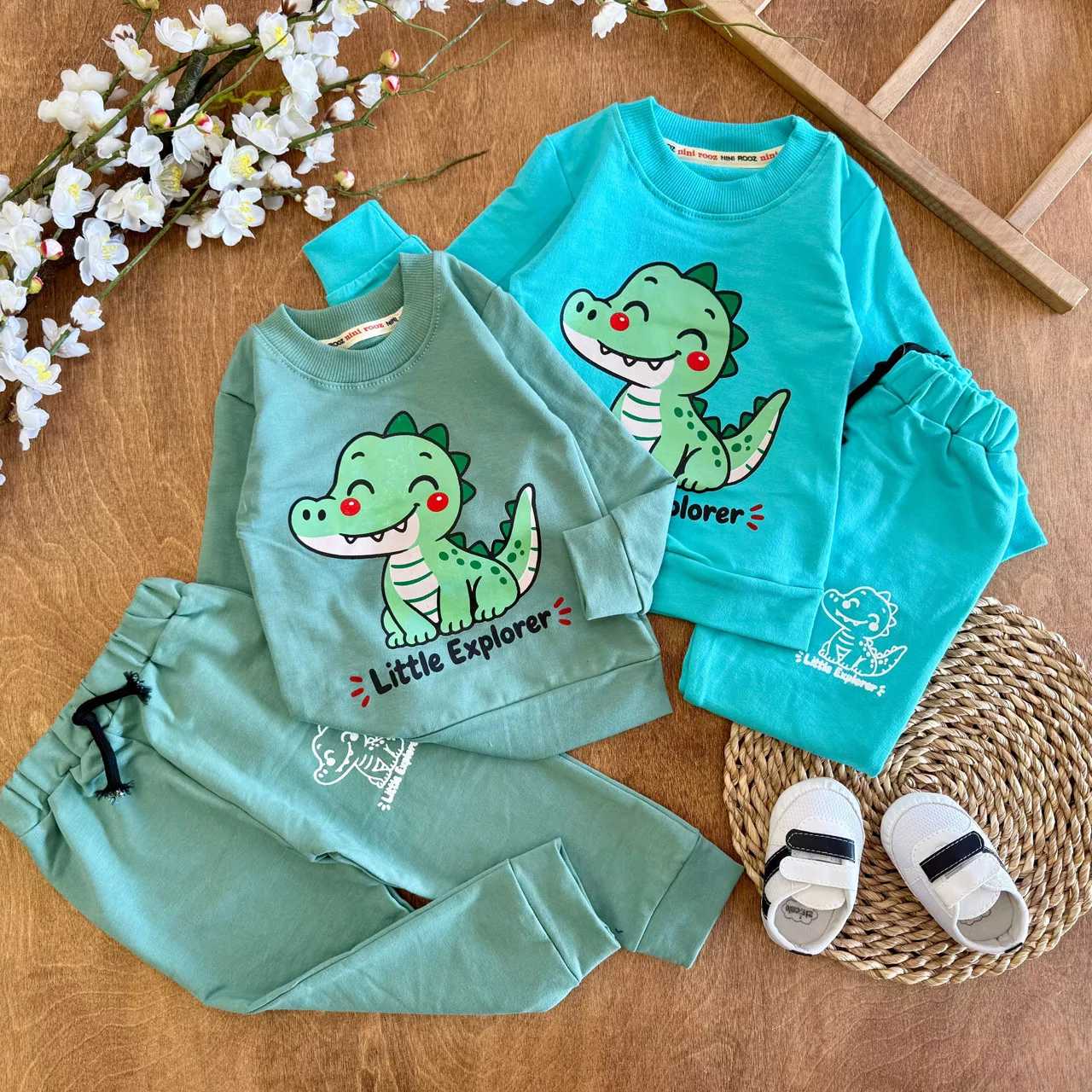 بلوز شلوار تمساح Little Explorer کد 7121