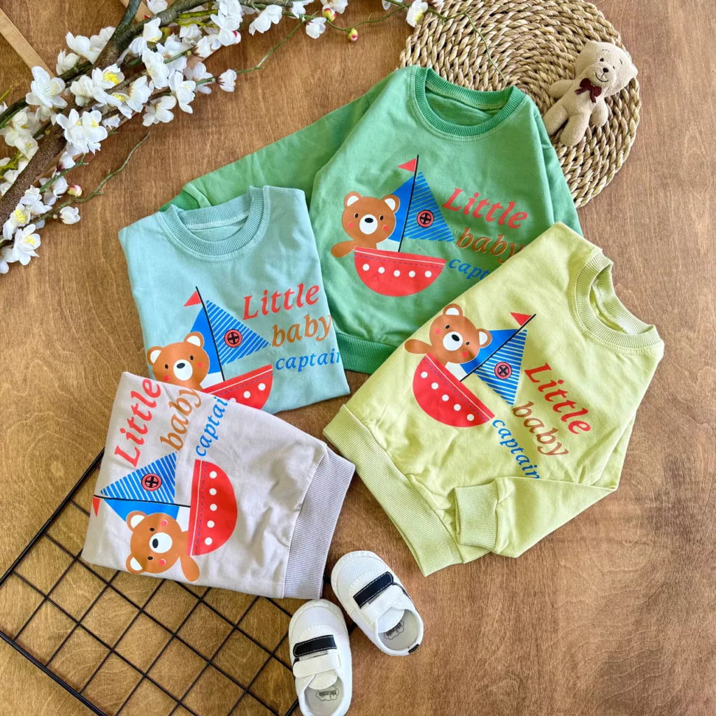 بلوز تک خرس قایق Baby Captain سایز 35 تا 45 کد 7105