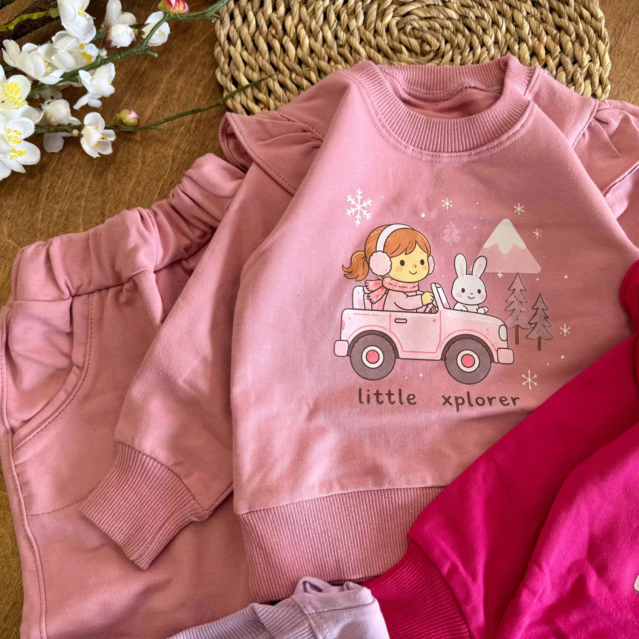 بلوز شلوار دختر ماشین سوار Xplorer کد 7128
