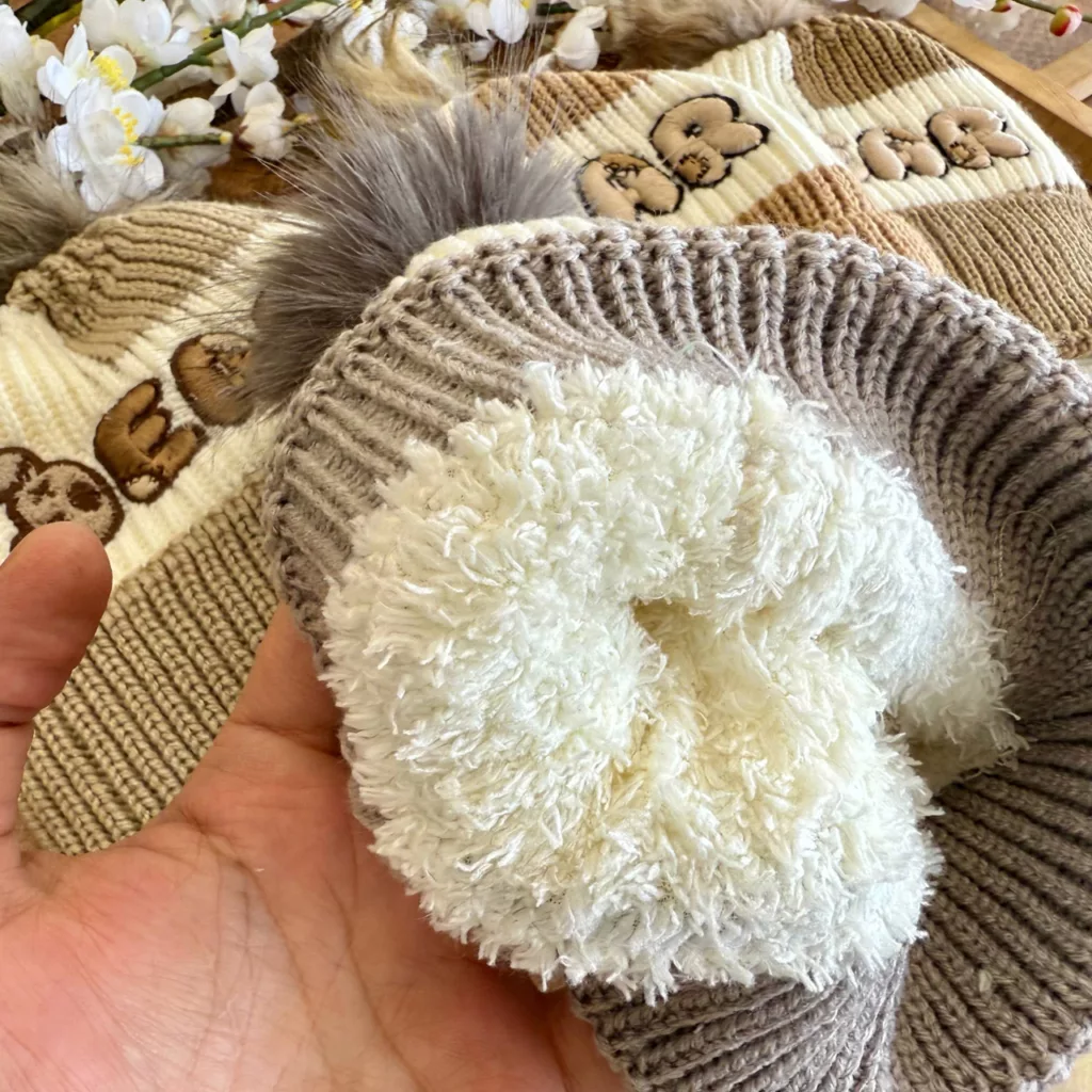 کلاه و شال گردنی Bear کد 7042