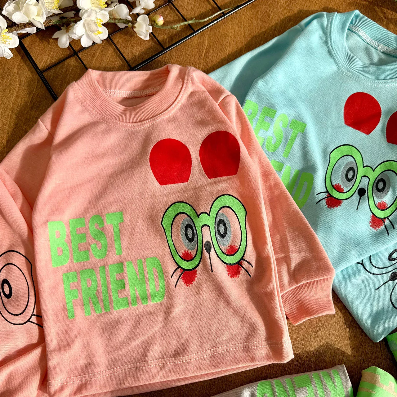 بلوز شلوار خرگوش عینکی Best Friend کد 7137