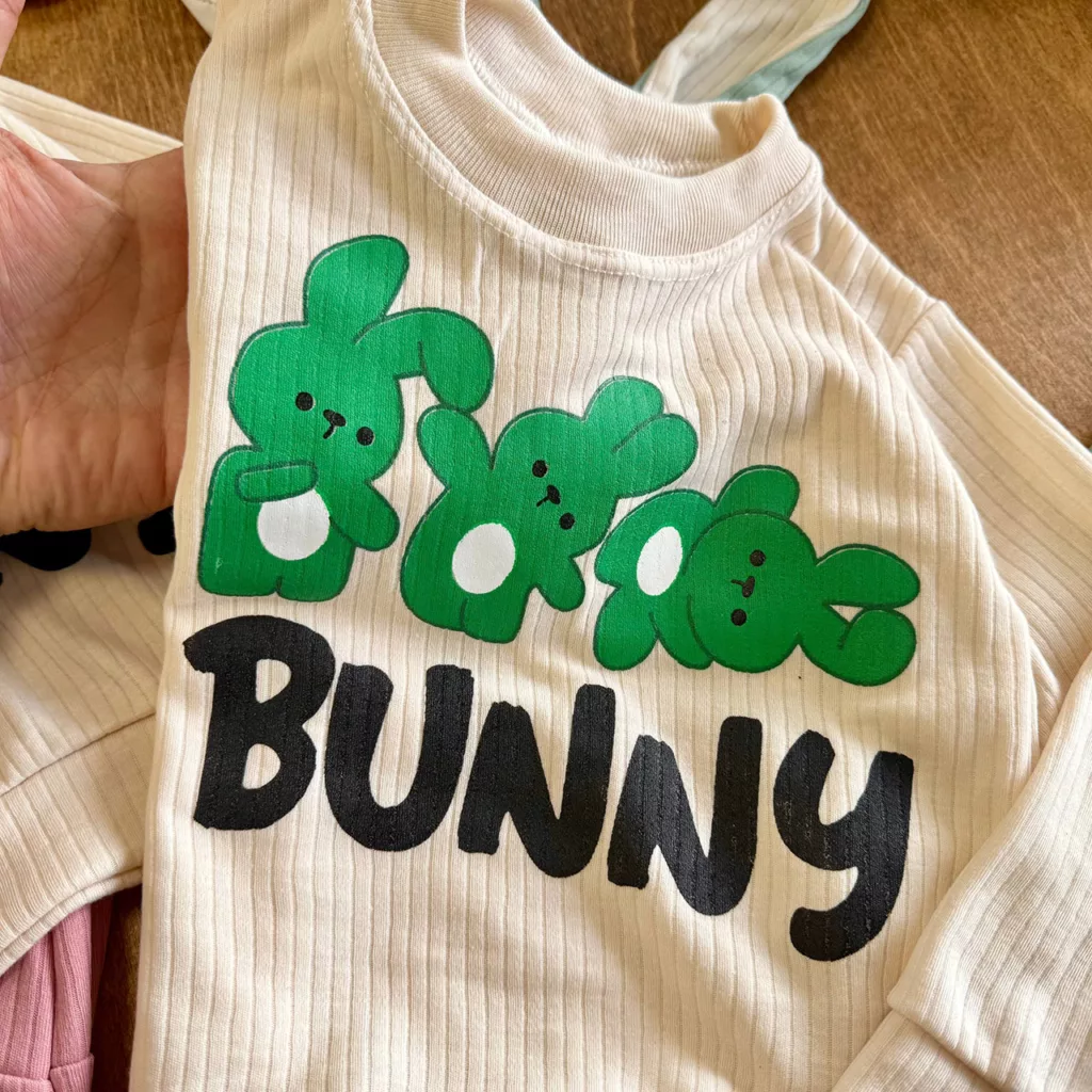 بلوز شلوار کبریتی سه خرگوش Bunny کد 7131