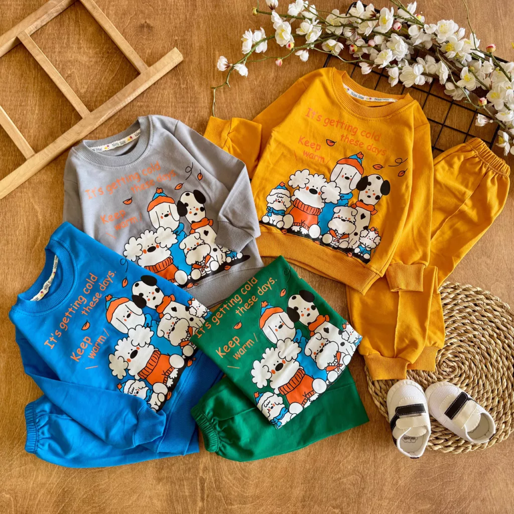 بلوز شلوار خانواده هاپو Keep Warm (NS) کد 7099