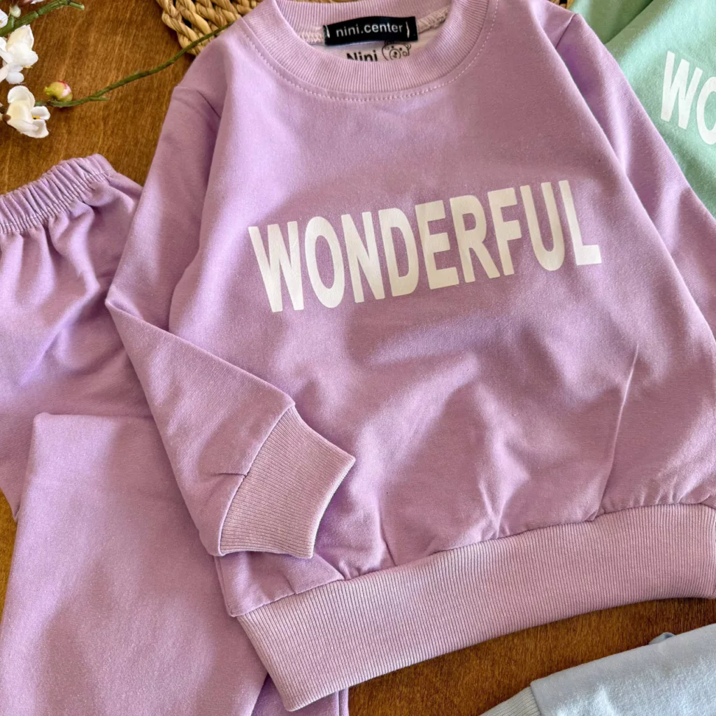 بلوز شلوار Wonderful سایز 35 تا 45 کد 7127