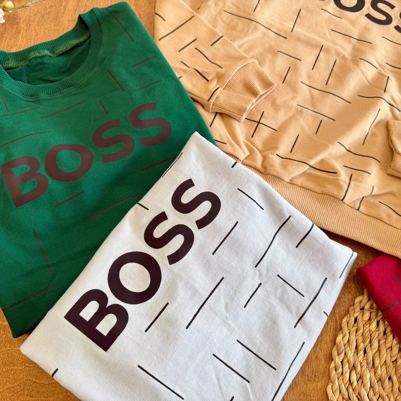 بلوز تک Bos سایز 50،55 کد 7024