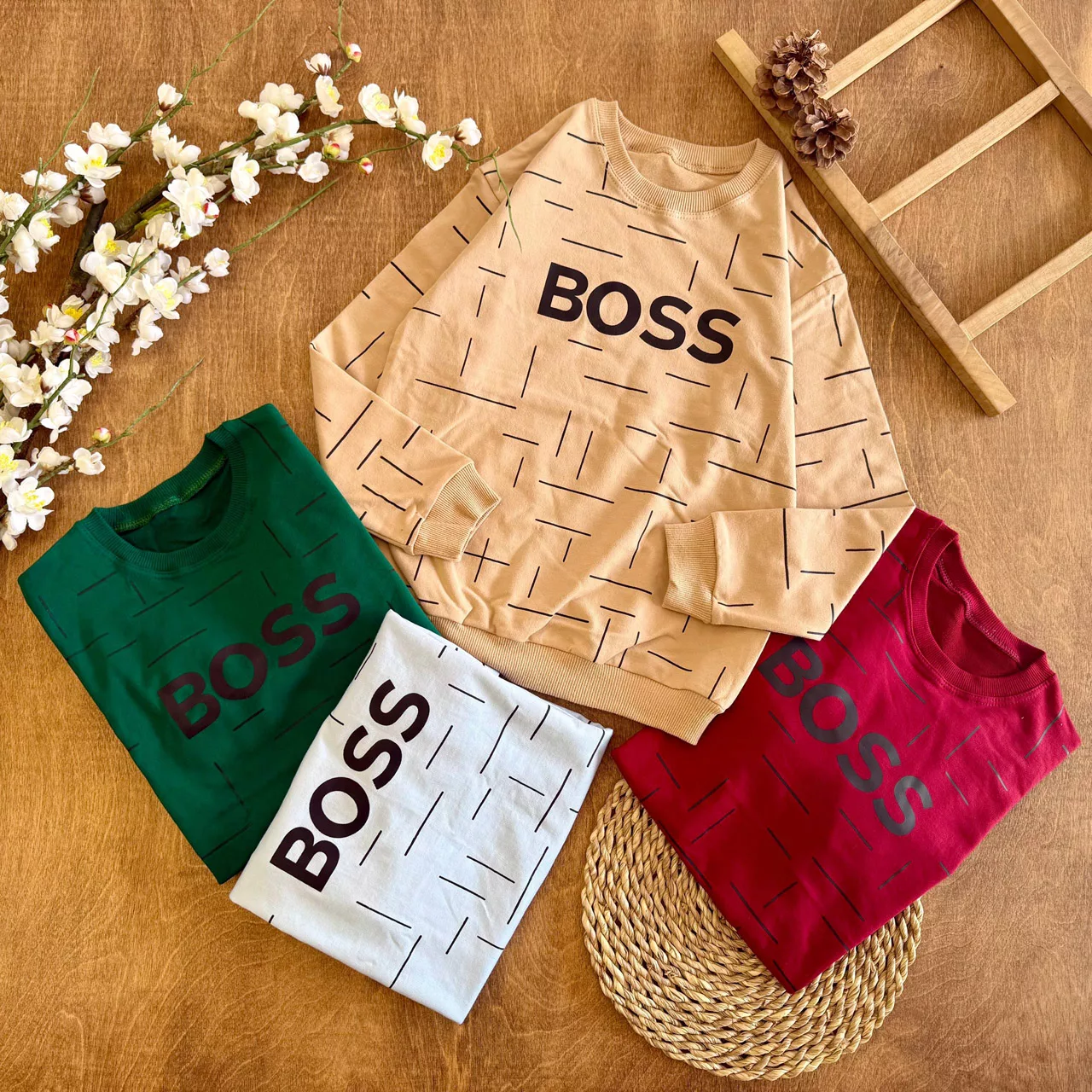 بلوز تک Bos سایز 50،55 کد 7024