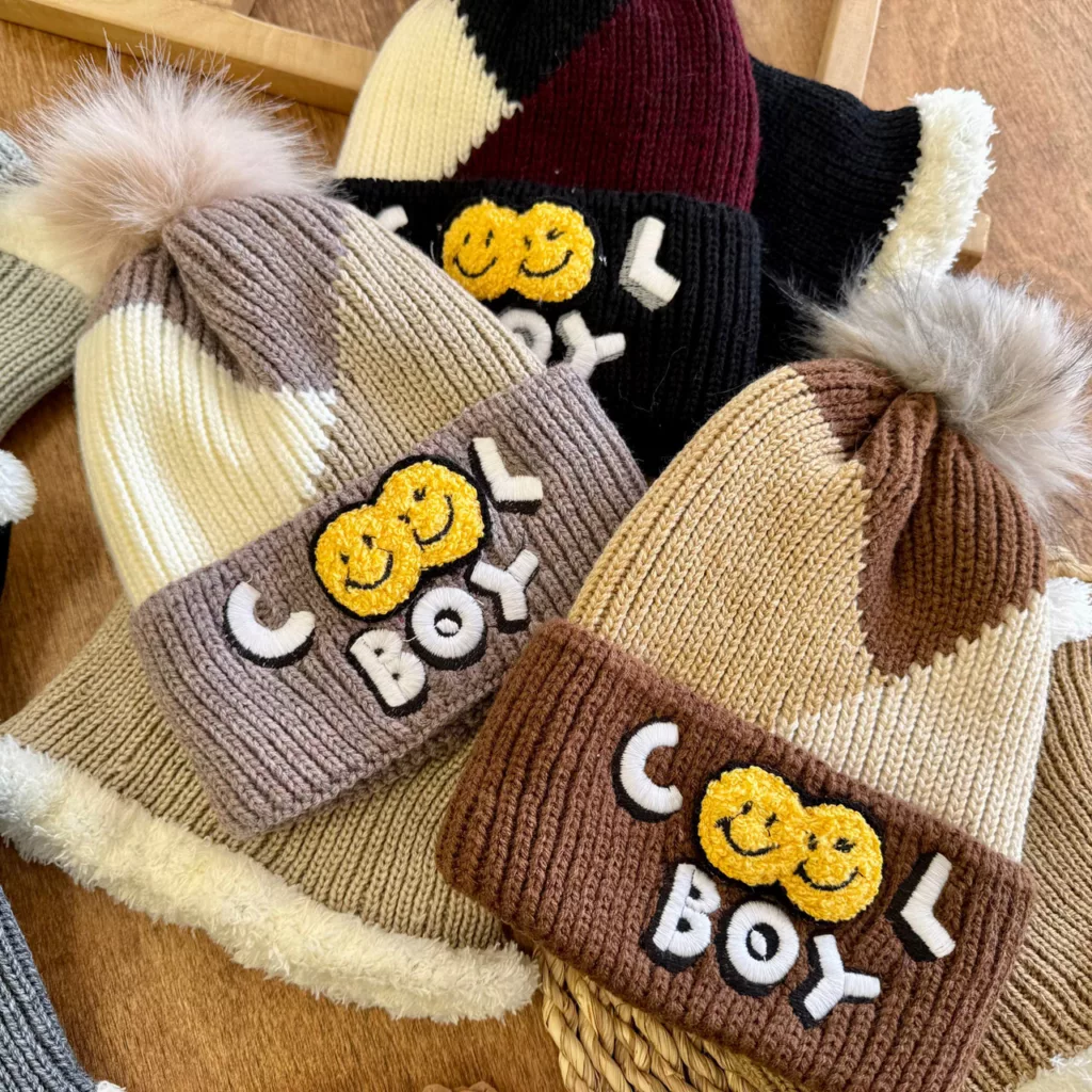 کلاه و شال گردنی دو استیکر Cool Boy کد 7035