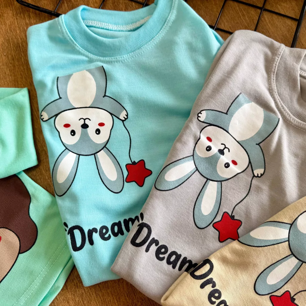 بلوز شلوار خرگوش و سنجاب Dream سایز 4 تا 6 کد 7086