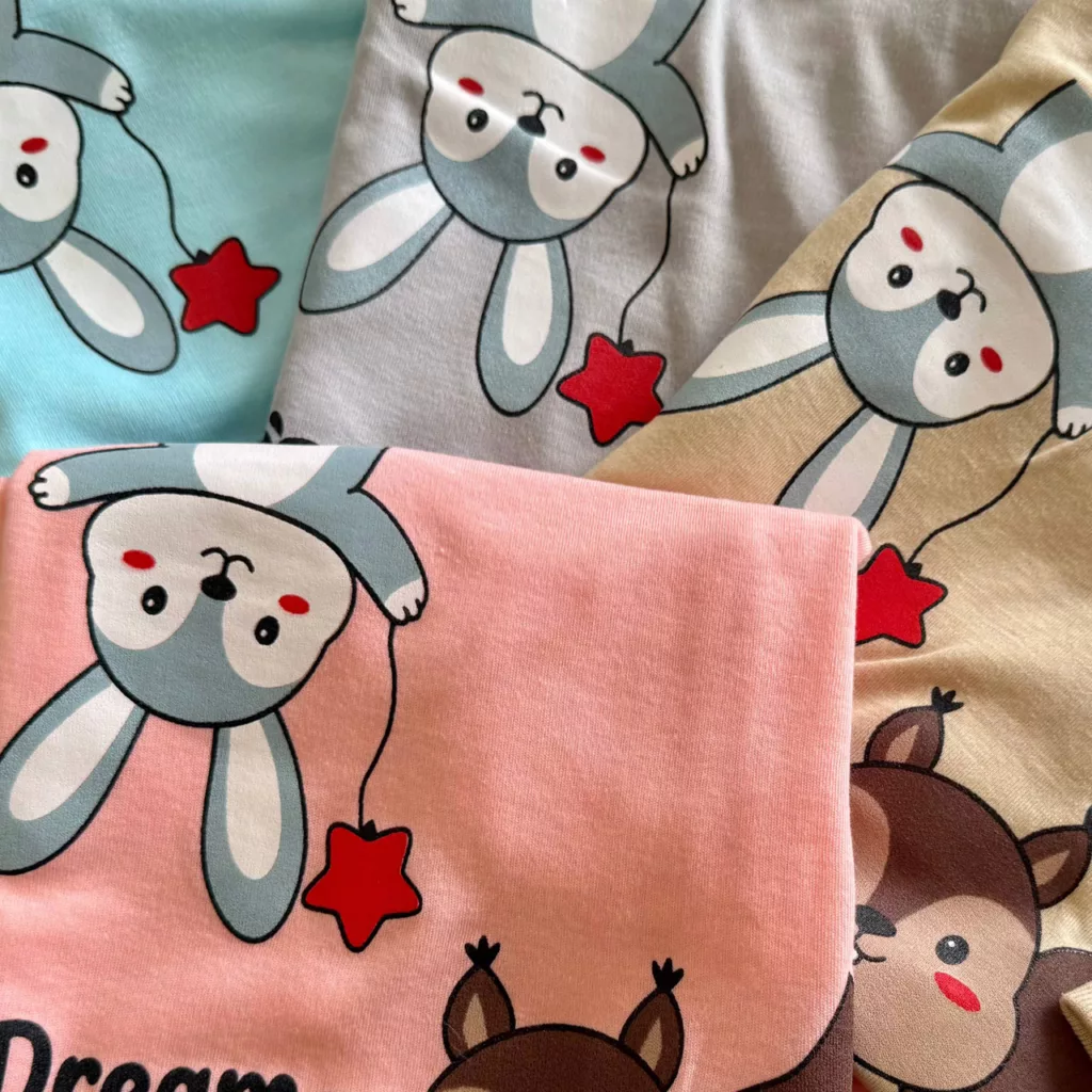 بلوز شلوار خرگوش و سنجاب Dream سایز 4 تا 6 کد 7086